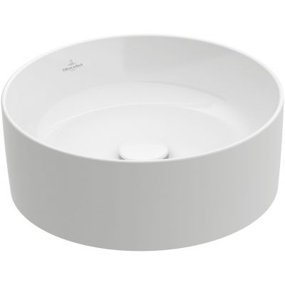 Villeroy & Boch Collaro 4A184001 umywalka 40x40 cm okrągła nablatowa biała