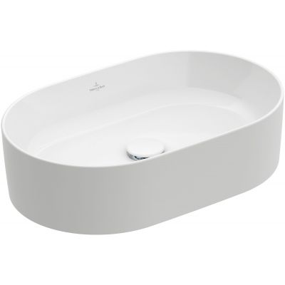 Villeroy & Boch Collaro 4A195601 umywalka 56x36 cm owalna nablatowa biała