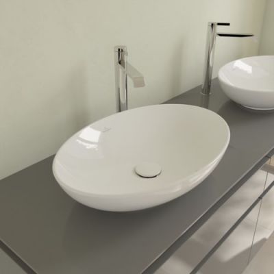 Villeroy & Boch Loop & Friends 4A4700R1 umywalka 56x38 cm owalna nablatowa biała