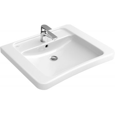 Villeroy & Boch Vita 517867T2 umywalka 65x55 cm prostokątna ścienna dla niepełnosprawnych biała