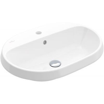 Villeroy & Boch Architectura 5A666001 umywalka 60x45 cm owalna wpuszczana biała