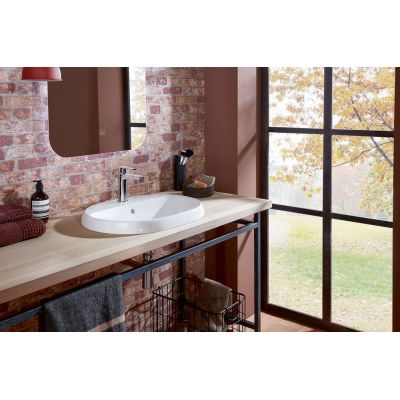 Villeroy & Boch Architectura 5A666001 umywalka 60x45 cm owalna wpuszczana biała