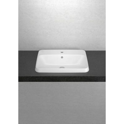 Villeroy & Boch Architectura 5A6760R1 umywalka 60x45 cm prostokątna wpuszczana biała