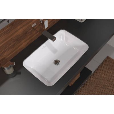 Villeroy & Boch Architectura 5A776001 umywalka 56x36 cm prostokątna podblatowa biała