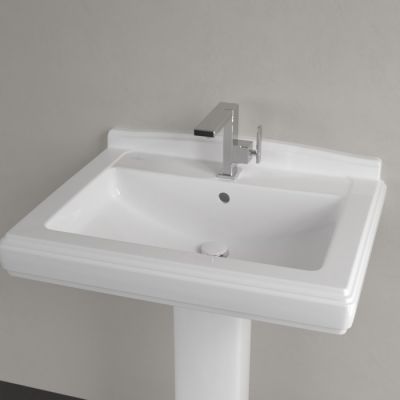 Villeroy & Boch Hommage 710175R1 umywalka 75x58 cm prostokątna ścienna-meblowa biała