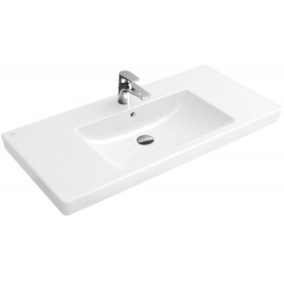 Villeroy & Boch Subway 2.0 7175A0R1 umywalka 100x47 cm prostokątna ścienna-meblowa-z blatem biała