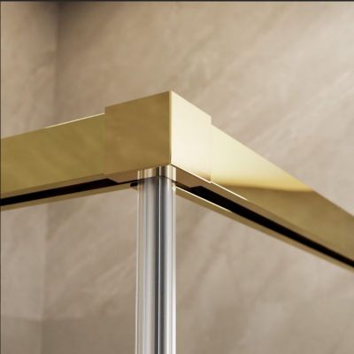 Radaway Idea Gold KDD 3870620901R kabina prysznicowa część prawa 100x100 cm kwadratowa