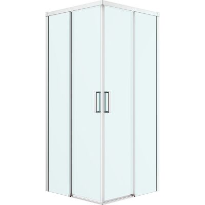 Oltens Breda 20006100 kabina prysznicowa 90x90 cm kwadratowa chrom połysk/szkło przezroczyste