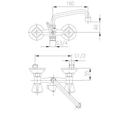 KFA Armatura Standard 30031900 bateria umywalkowa