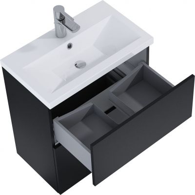 Elita Kido RE020601117160 umywalka z szafką 60 cm czarną