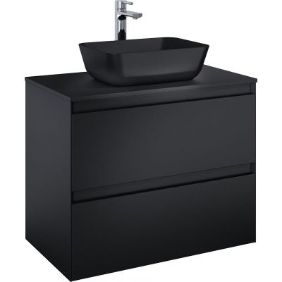 Elita Split RE010800057160 szafka 80x45.8x63.5 cm podumywalkowa wisząca czarna