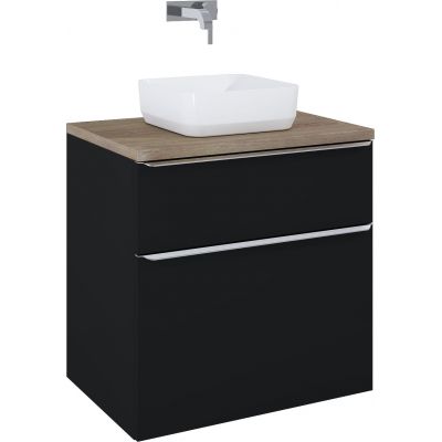 Elita Lofty RE010700027160 szafka 70x48.7x69.5 cm podumywalkowa wisząca czarna