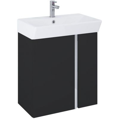 Elita Skye RE020600127160 umywalka z szafką 60.5 cm czarną