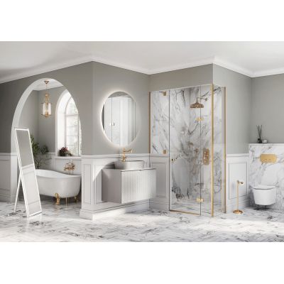 Elita Glam RE011200165290 szafka 122x47.1x54 cm podumywalkowa wisząca biała