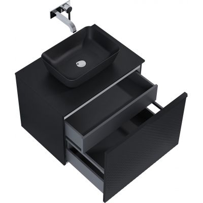 Elita Glam RE010700167160 szafka 71.5x47.1x54 cm podumywalkowa wisząca czarna