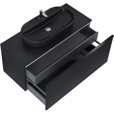 Elita Glam RE011200167160 szafka 122x47.1x54 cm podumywalkowa wisząca czarna