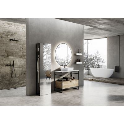 Elita Indus RE150600077160 konsola podumywalkowa 60x45.5x81 cm czarna