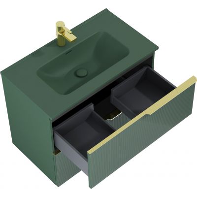 Elita Soho RE010804047010 szafka 80x45.3x63.5 cm podumywalkowa wisząca zielona