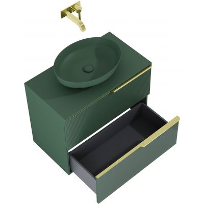 Elita Soho RE010804047010 szafka 80x45.3x63.5 cm podumywalkowa wisząca zielona