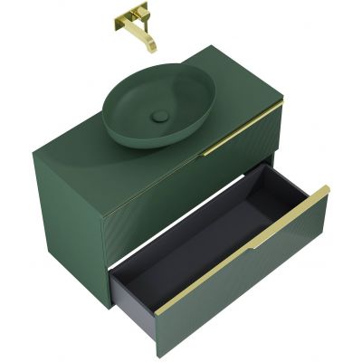 Elita Soho RE011004047010 szafka 100x45.3x63.5 cm podumywalkowa wisząca zielona