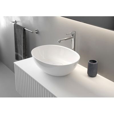 Ksuro 01 10001010 bateria umywalkowa stojąca chrom