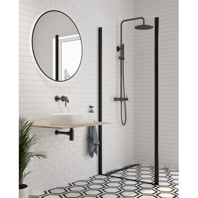 Oltens Hadsel 40808000 umywalka 50x40 cm prostokątna nablatowa biała