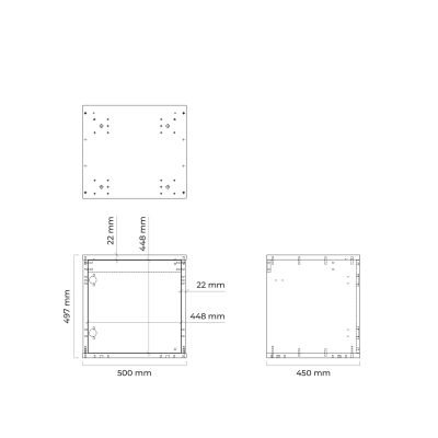 Oltens Hedvig 60202060 szafka 50x45x49.7 cm podumywalkowa wisząca biała-dąb