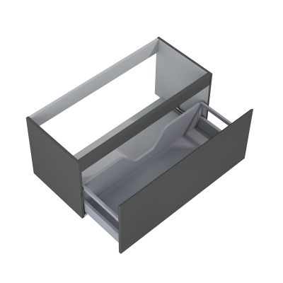 Oltens Vernal 60015400 szafka 100x45.6x47 cm podumywalkowa wisząca grafitowa