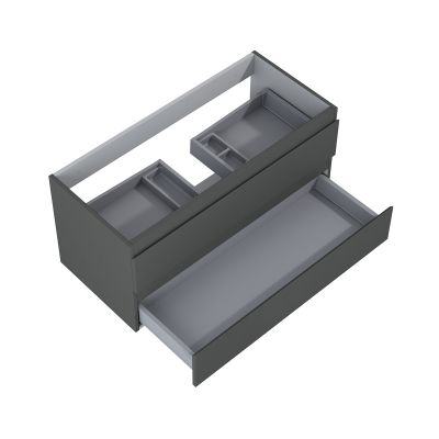 Oltens Vernal 60002400 szafka 100x45.6x47 cm podumywalkowa wisząca grafitowa