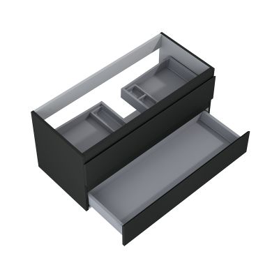 Oltens Vernal 60002300 szafka 100x45.6x47 cm podumywalkowa wisząca czarna