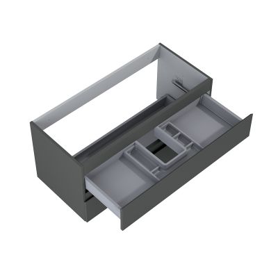 Oltens Vernal 60002400 szafka 100x45.6x47 cm podumywalkowa wisząca grafitowa