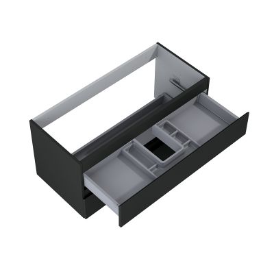 Oltens Vernal 60002300 szafka 100x45.6x47 cm podumywalkowa wisząca czarna