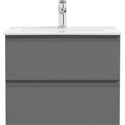 Oltens Vernal 60000400 szafka 60x45.6x47 cm podumywalkowa wisząca grafitowa