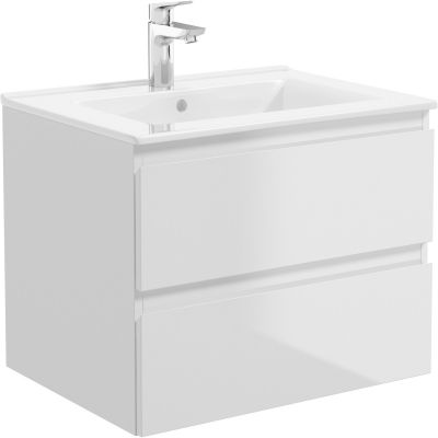 Oltens Vernal 41205000 umywalka 61x46 cm prostokątna meblowa biała