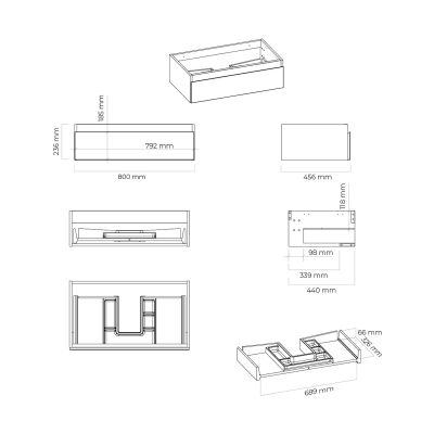 Zestaw Oltens 60000300, 60010300, 60017300, 63009060