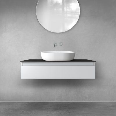 Oltens Vernal 60011700 szafka 100x45.6x23.6 cm podumywalkowa wisząca szara