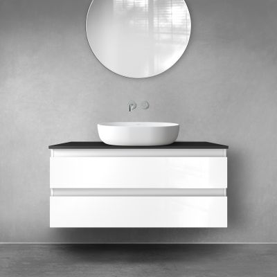 Oltens Vernal 60004000 szafka 100x45.6x47 cm podumywalkowa wisząca biała