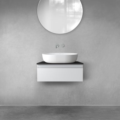 Oltens Vernal 60009700 szafka 60x45.6x23.6 cm podumywalkowa wisząca szara