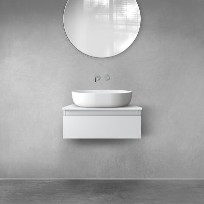 Oltens Vernal 60009700 szafka 60x45.6x23.6 cm podumywalkowa wisząca szara