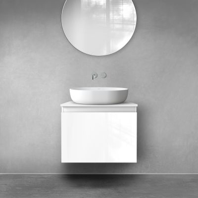 Oltens Vernal 60013000 szafka 60x45.6x47 cm podumywalkowa wisząca biała