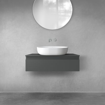 Oltens Vernal 60010400 szafka 80x45.6x23.6 cm podumywalkowa wisząca grafitowa