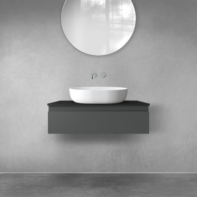 Oltens Vernal 60010400 szafka 80x45.6x23.6 cm podumywalkowa wisząca grafitowa