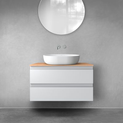 Oltens Vernal 60001700 szafka 80x45.6x47 cm podumywalkowa wisząca szara