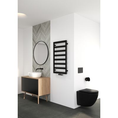 Oltens Benk 55004300 grzejnik łazienkowy dekoracyjny 91x50 cm czarny