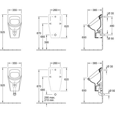 Villeroy & Boch Architectura 55740001 pisuar