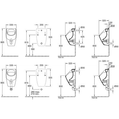 Villeroy & Boch O.Novo 752300R1 pisuar
