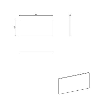 Zestaw Comad LINEREEDGREENB8980, LINEREEDGREEND82802S