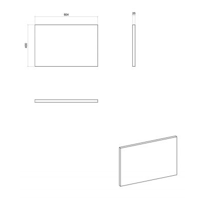 Zestaw Comad NOVABLACKA8327QW8304D, NOVABLACKB8960, NOVAOAKA80032DW8001A, NOVAOAKA82602S, UNWIKISW
