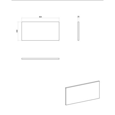 Zestaw Comad NOVABLACKA8327QW8304D, NOVABLACKB8980, NOVAOAKA80032DW8001A, NOVAOAKA82802D