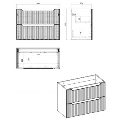 Zestaw Comad BEYOND5WHITEE6564, NOVABLACKD282802S, NOVABLACKD80032DW8001D, NOVAOAK812039, NOVAOAKA8327QW8304A, NOVAOAKA89100
